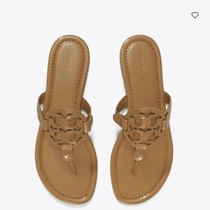 Tory Burch Miller Patent Logo Sandals